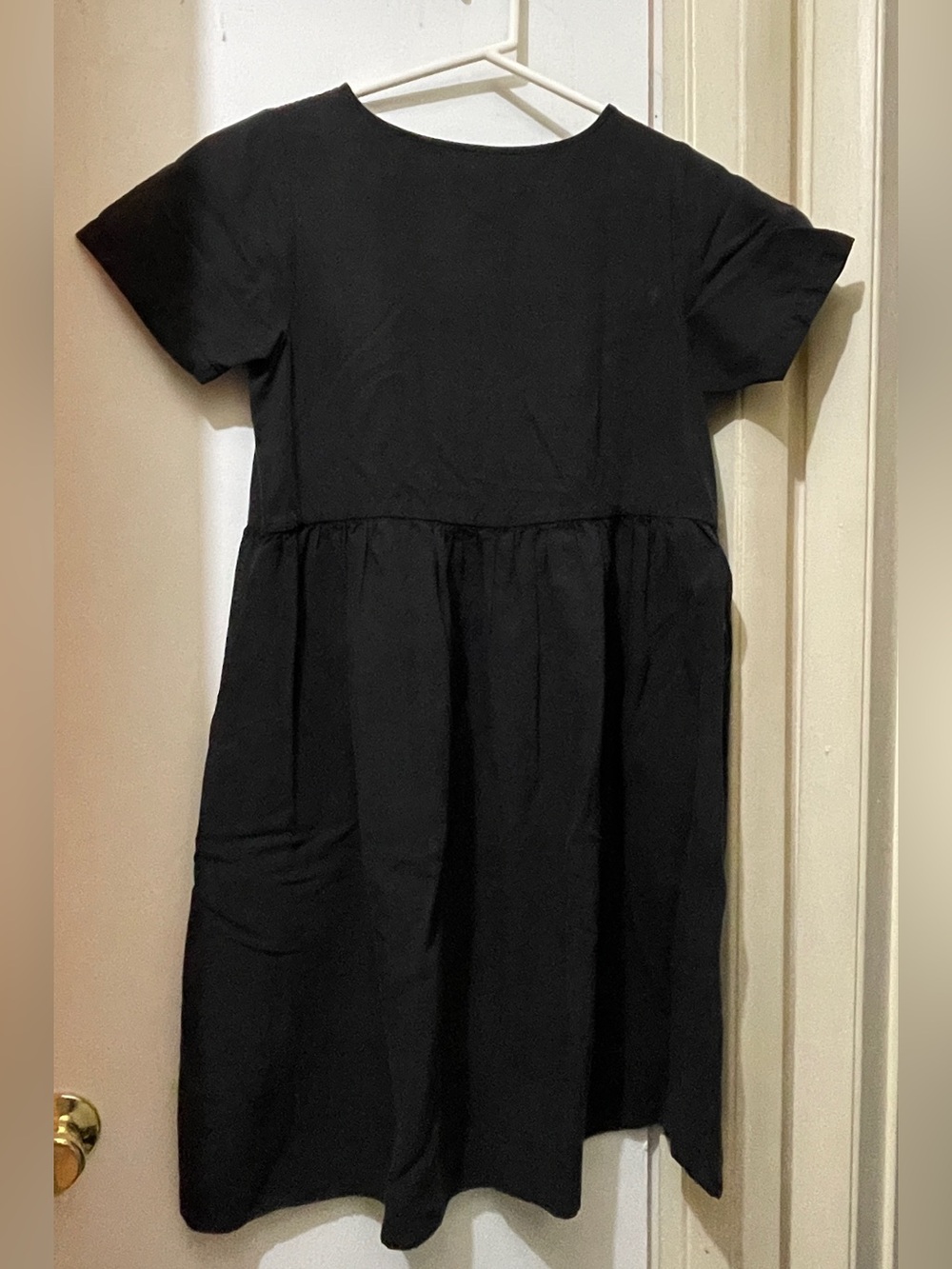 Tradlands Nico Dress - XS (original very oversized XXS) dyed w RIT Back to Black - Picture 9 of 16